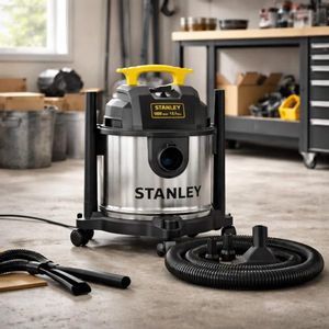 Aspiradora Stanley 15 Litros Pro. Acero Polvo Liquido 