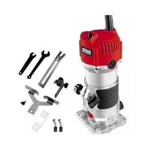 Fresadora Router 530w Rebajadora Tupi Omaha Enc 1/4'' + Guia