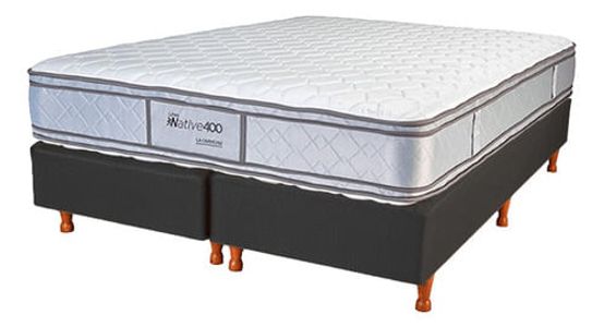 Sommier  La Cardeuse Línea Native 400 Queen 160x200cm 