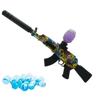 Pistola Hidrogel AK47 Ametralladora c/ Balas de Hidrogel Recargable