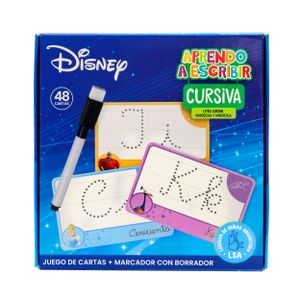 Juegos De Cartas De Disney Para Aprender A Escribir En Cursiva Con Marcador