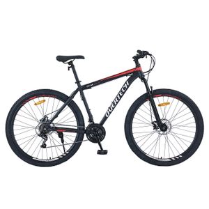 Bicicleta Mountain Bike Mtb Overtech R29 Q5 21v Freno A Disco Negro/Rojo/Blanco Talle M