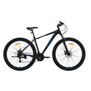 Bicicleta Mtb Overtech Fortis R29 Aluminio Full Shimano Freno A Disco Talle M Negro-Azul-Azul