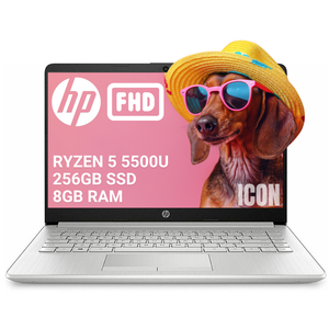 HP Pavilion 14-fq25 Ryzen 5 5500U 256GB SSD 8GB Notebook Natural Silver