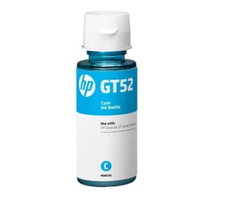 Tinta De Impresora Botella Hp Cian 70ml Gt52 Cian M0h54al