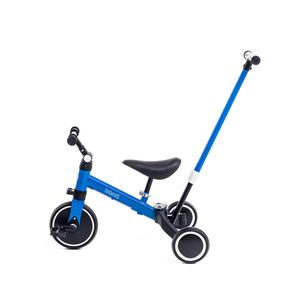 Triciclo 2 En 1 Con Barra De Empuje Azul