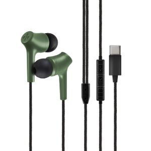 Auriculares Con Microfono Hune Tipo C - Bosque Acc-Au-070bos