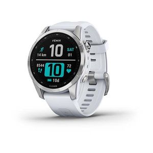 Garmin Smartwatch Fenix 7S estandar acero silic blanca 42mm $635.999