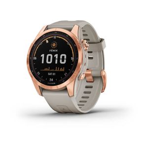 Garmin Smartwatch Fenix 7S Solar rosa dorado sil arena 42mm