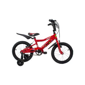 Bicicleta Infantil Peretti Rodado 16” Cuadro Acero Cros Niño Rojo