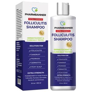Champú antifúngico para foliculitis, dermatitis