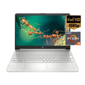 Notebook HP 15.6 FHD AMD Ryzen 3 / 256 SSD + 8gb Ram Windows
