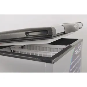Freezer Inverter Inelro Fih130p Gris Plata 135 Lts