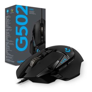 Mouse Inalámbrico Gamer - Logitech G502 Hero RGB - Negro