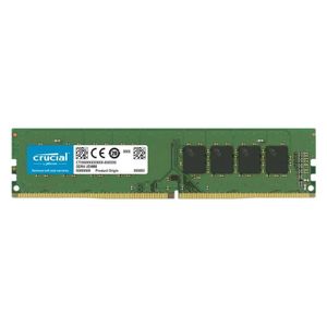 Memoria Ram UDIMM CRUCIAL Basics 16GB DDR4 2666MHz CL17 1.20V Single Verde