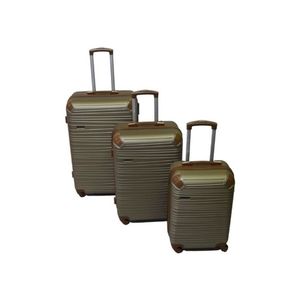Valija Traful Abs Set 3 Piezas 20/24/28 Champagne North Tiger 26620/8