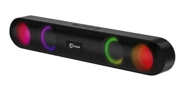  Mini altavoz inalámbrico Bluetooth Subwoofer portátil Tarjeta  USB portátil Altavoz pequeño altavoz Parrillas (rojo, tamaño único) :  Electrónica