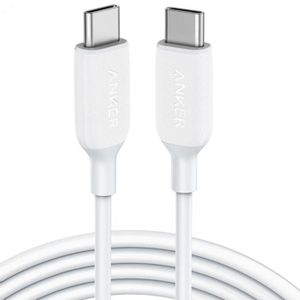 Cable Cargador USB C A USB C Anker Powerline Blanco Android