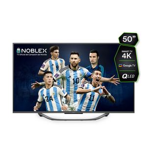 Smart Tv Noblex 91DQ50X9500PI Qled 50 4k Black Serie Google Tv $374.4439 $336.999 Envío GRATIS
