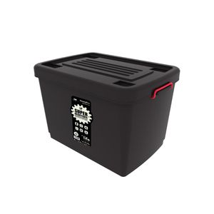 Contenedor De Plastico Heavy Box 95 Lts Negro