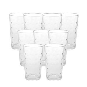 Set 12 Vasos Irupe 350 ML Vidrio Durax