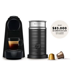 Cafetera Nespresso Essenza D30BLACK2 PACK