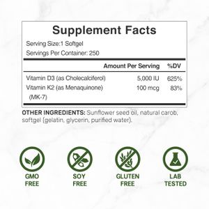 DEAL SUPPLEMENT Cápsulas blandas de vitamina D3