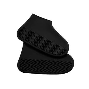 Cubre Zapatos de Silicona Impermeable Antideslizante S Negro