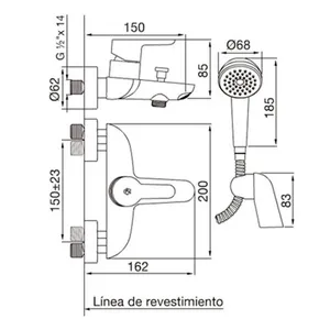 Ducha exterior fv puelo 2025