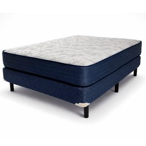 Sommier y Colchón 2 Plazas Piero Genova 2.0 Premium Resortes 140x190
