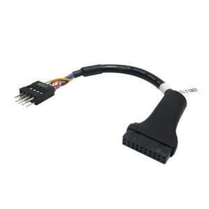 Cable adaptador USB 3.0 20 pines hembra a USB 2.0 9 pines macho NISUTA - NSADUS23