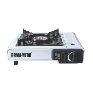 Anafe Portátil Dual Bram-Metal A Cartucho Camping 