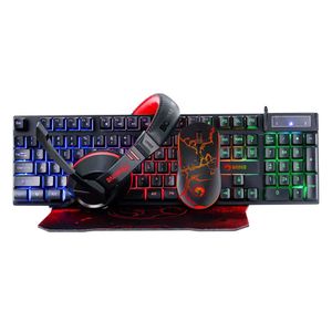 Combo Gamer teclado, mouse, auriculares y pads CM409