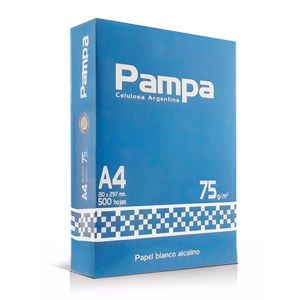 Resmas Pampa A4 21x29.7 70grs Caja 10 unidades