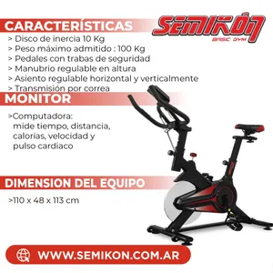 Bicicleta discount spinning semikon