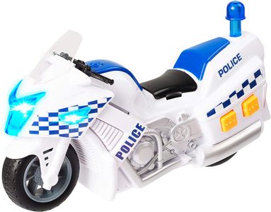 Moto Policia Con Luz y Sonido Teamsterz
