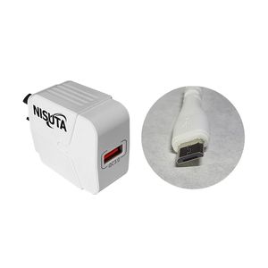 Fuente de alimentación NISUTA USB carga rápida QC3.0 cable micro USB 1m - NSFU53UQM