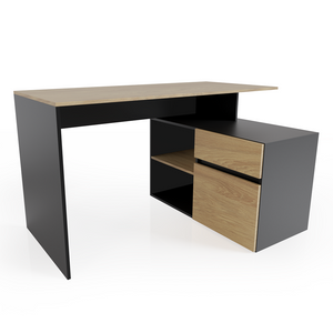 Escritorio Articulado Oslo Moderno Oficina Pc 130cm EA02