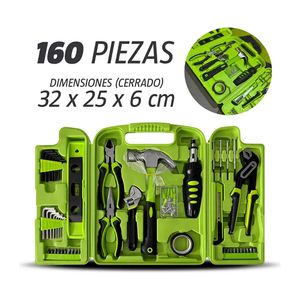 Juego Tubos Llaves y Puntas x 160 Piezas
