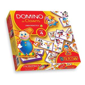 Juego De Mesa Domino Infantil Duravit Clow Payasos