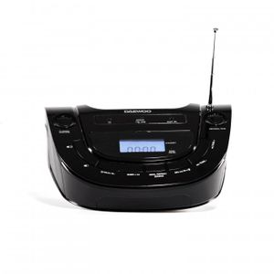 Radio Reproductor Portátil Daewoo Usb Bluetooth Aux Sd Am Fm