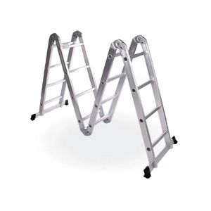 Escalera Articulada Multifunción De Aluminio Plegable 4x4