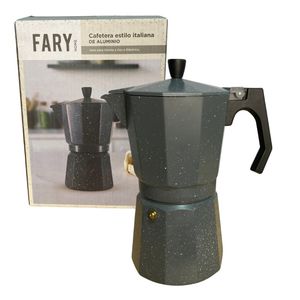 Cafetera Tipo Italiana Aluminio 9 Tazas Pocillos Cafe Hants