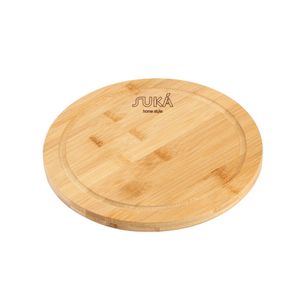 Platos Suká Bamboo Redondo Natural x6 25cm