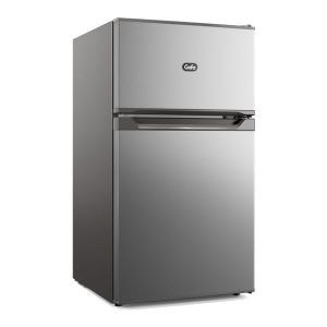 Mini Heladera Duplex Gafa 85L Frost Top Freezer Plata HGMDP1P