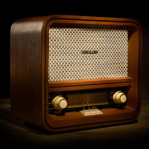 Radio Vintage con Bluetooth Madera Natural Noblex RX100BT