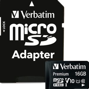 Memoria Verbatim Micro SD 16 GB Clase 10