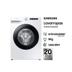 Lavarropas Samsung 8K WW80T504DAW Blanco