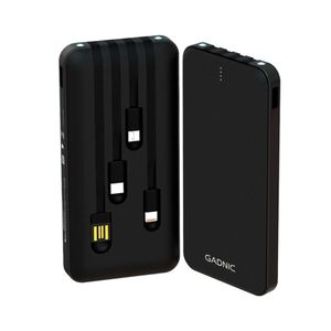 Power Bank Cargador 25000 Mah Gadnic Cable Micro Usb Tipo C iPhone