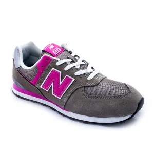 New balance niña gris y rosa best sale